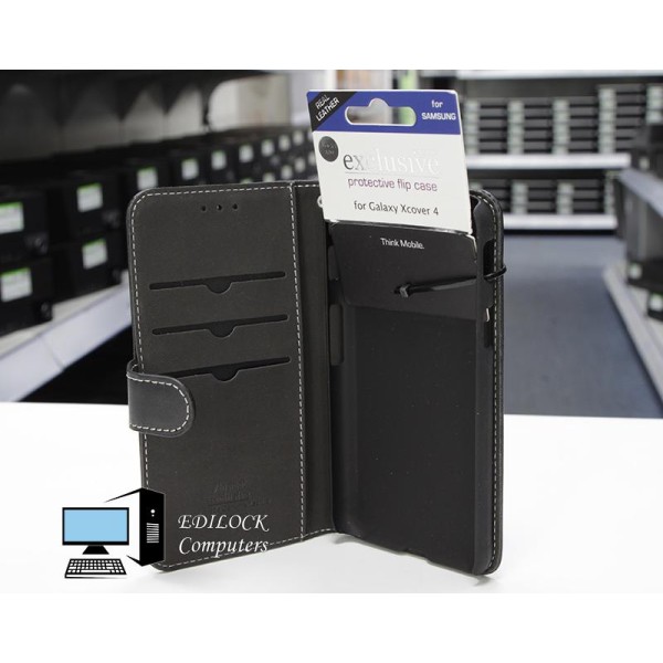 Insmat Samsung Galaxy Xcover 4 Flip Case Black Brand New